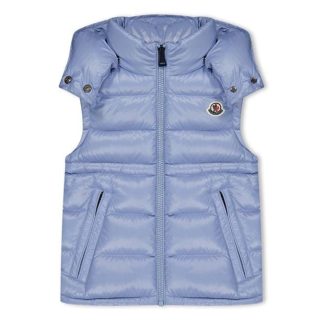 MONCLER Moncler Ania Gilet Jn44 Kids Blue 715  for sale