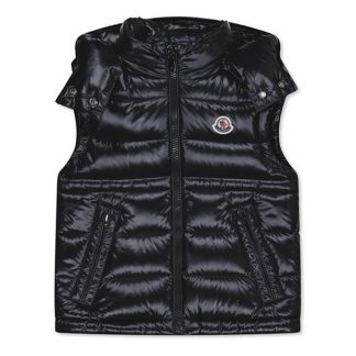 MONCLER Moncler Ania Gilet Junior Kids Gilets - Heavyweight Black 999 for sale