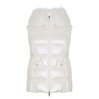 MONCLER Moncler Anse Vest Ld44 Women Gilets - Heavyweight Brt Pink 50U for sale