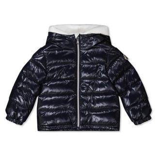 MONCLER Moncler Aslan Shiny In34 Kids Navy 77D  for sale