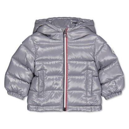 MONCLER Moncler Aubert Jkt In44 Kids Puffer Jackets - Heavyweight Silver 906 for sale