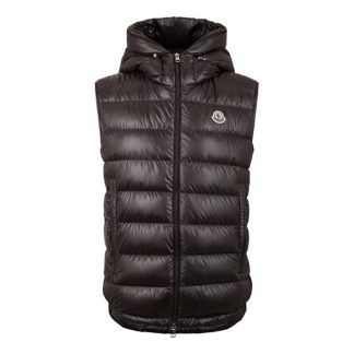 MONCLER Moncler Barant Vest Sn44 Men Puff Sleeve Tops Brown 243 for sale