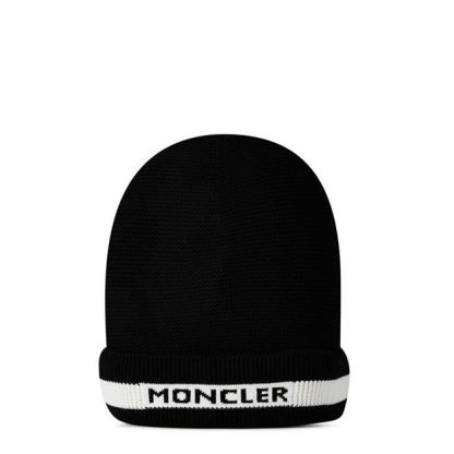 MONCLER Moncler Beanie Jn42 Unisex Black 999  for sale