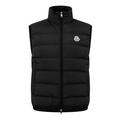 MONCLER Moncler Contrin Vest Sn44 Men Gilets - Heavyweight Black 999 for sale