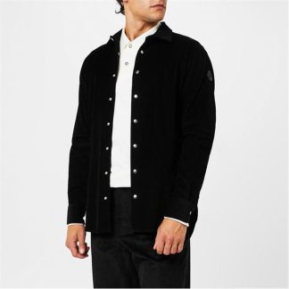 MONCLER Moncler Cord Shirt Sn34 Men Black 999  for sale