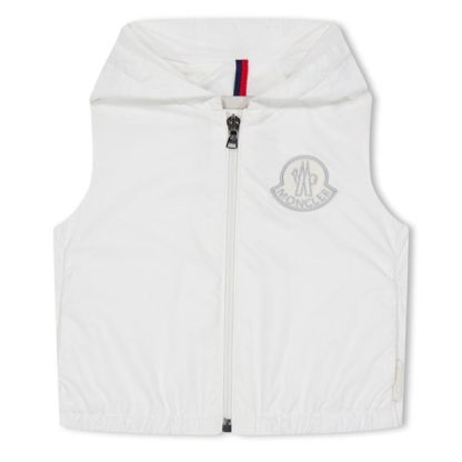 MONCLER Moncler Essien Gilet In42 Kids White 090  for sale