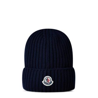 MONCLER Moncler Hat Jn42 Women Beanies Navy 778 for sale