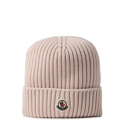 MONCLER Moncler Hat Jn42 Women Beanies Pink 529 for sale