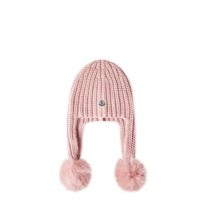 MONCLER Moncler Knit Beanie Ld34 Women Beanies Pink 51A for sale