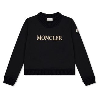 MONCLER Moncler Knit Trckst Jn44 Kids Clothing Sets Black 999 for sale