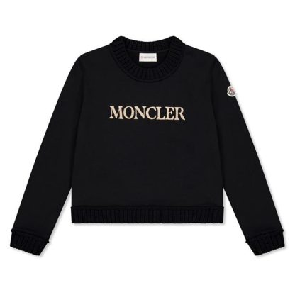 MONCLER Moncler Knit Trckst Jn44 Kids Clothing Sets Black 999 for sale