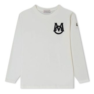 MONCLER Moncler LS T-Shirt Jn34 Kids Long Sleeve T-Shirts Cream 034 for sale