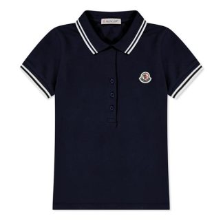 MONCLER Moncler Lgo Polo Jn32 Kids Short Sleeve Polos Navy 773 for sale