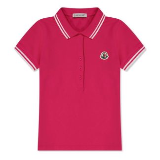 MONCLER Moncler Lgo Polo Jn32 Kids Short Sleeve Polos Pink 562 for sale