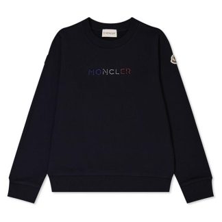 MONCLER Moncler Lgo Sweat Jn32 Kids Navy 778  for sale