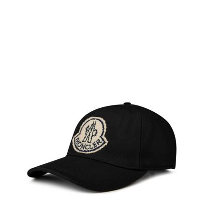 MONCLER Moncler Logo Cap Sn44 Men Baseball Caps Black 999 for sale