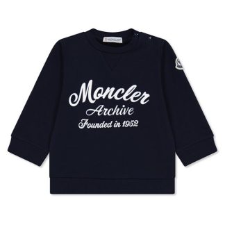 MONCLER Moncler Logo Sweat In34 Kids Blue 778  for sale