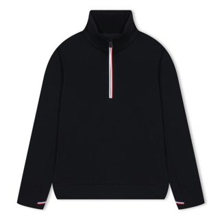 MONCLER Moncler Logo Sweat Jn34 Kids Black 999  for sale