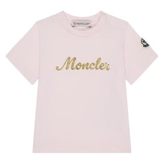 MONCLER Moncler Logo Tshirt In44 Kids Pink 503  for sale