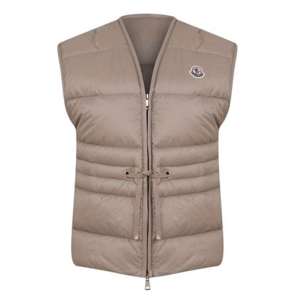 MONCLER Moncler Nai Vest Ld44 Women Beige 205  for sale