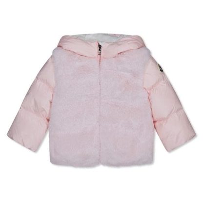 MONCLER Moncler Natas Down Infants Kids Down Jackets Pale Pink 503 for sale