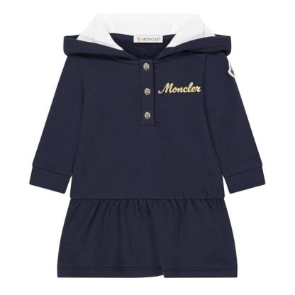 MONCLER Moncler OTH Dress In44 Kids Hoodie Dresses Navy 778 for sale