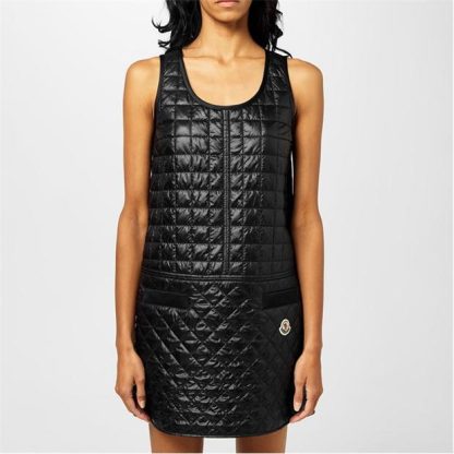 MONCLER Moncler Quilt Dress Ld44 Women Black 999  for sale