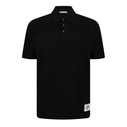 MONCLER Moncler SS Polo Sn44 Men Short Sleeve Polos Black 999 for sale