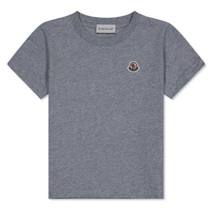 MONCLER Moncler SS T-Shirt Jn34 Kids Regular Fit T-Shirts Grey 980 for sale