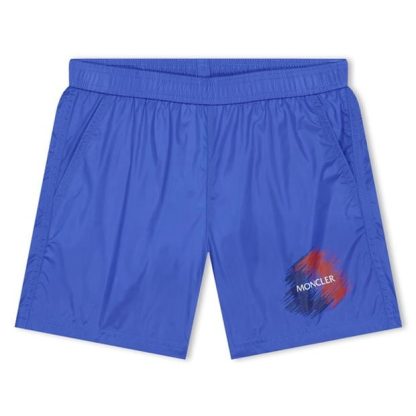 MONCLER Moncler Shorts Jn43 Kids Swim Shorts Light Blue 719 for sale