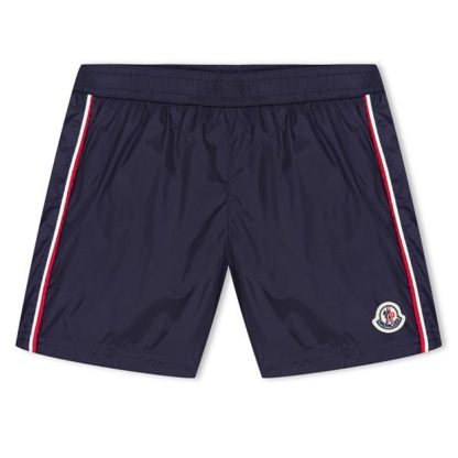 MONCLER Moncler Shorts Jn43 Kids Swim Shorts Navy 742 for sale