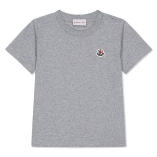 MONCLER Moncler Smll Lgo Tee Jn44 Kids Regular Fit T-Shirts Navy 980 for sale