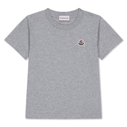 MONCLER Moncler Smll Lgo Tee Jn44 Kids Regular Fit T-Shirts Navy 980 for sale