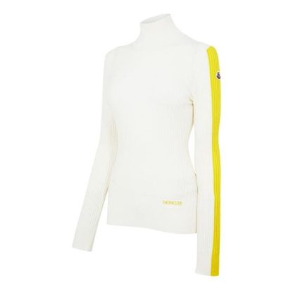 MONCLER Moncler Strp T-Neck Ld32 Women White P10  for sale