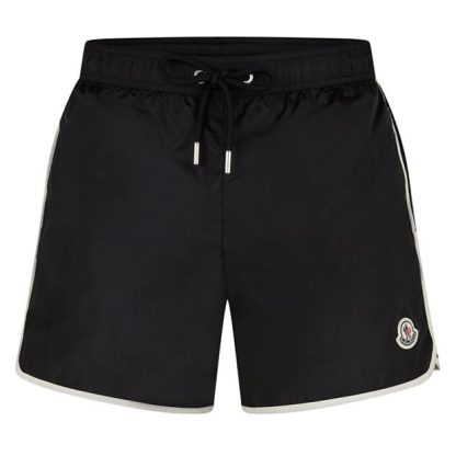 MONCLER Moncler SwimShort Sn43 Men Swim Shorts Black 999 for sale