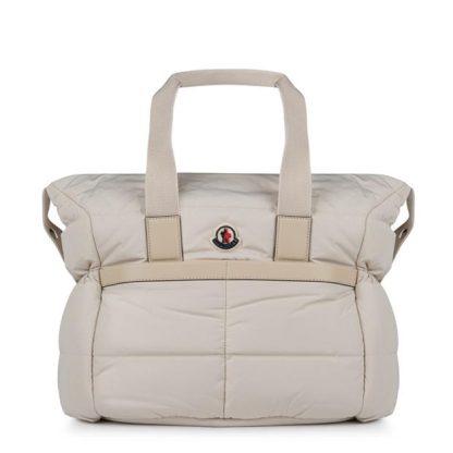 MONCLER Moncler Tote Chng Bg Bb44 Unisex Baby Changing Bags Cream 268 for sale