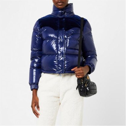 MONCLER Narmanda Short Down Jacket Women Navy 741  for sale