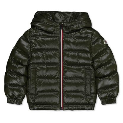 MONCLER New Aubert Down Jacket Boys Kids Puffer Jackets - Heavyweight Green 833 for sale