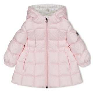 MONCLER Padded Anya Parka Infant Girls Kids Puffer Jackets - Heavyweight Pink 503 for sale