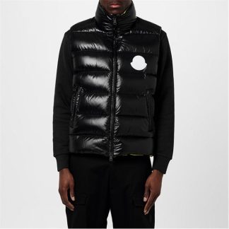 MONCLER Parka Down Gilet Men Gilets - Lightweight Charcoal 991 for sale