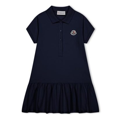 MONCLER Polo Shirt Dress Kids Polo Dresses Navy 773 for sale