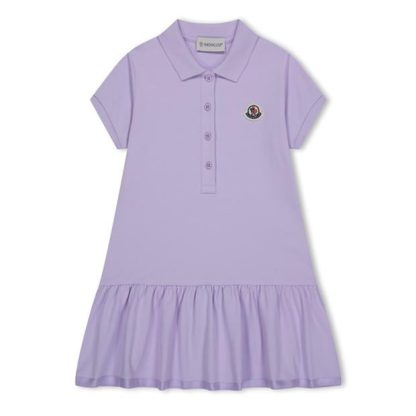 MONCLER Polo Shirt Dress Kids Polo Dresses Purple 62E for sale