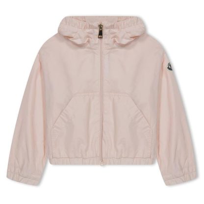 MONCLER Prague Hooded Rain Jacket Kids Light Pink 529  for sale