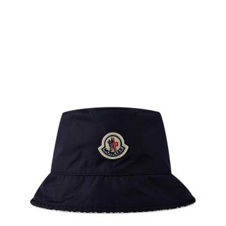 MONCLER Reversible Bucket Hat Men Bucket Hats Navy 778 for sale