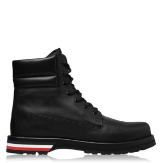 MONCLER Rugged Boots Men Black Lth 999  for sale