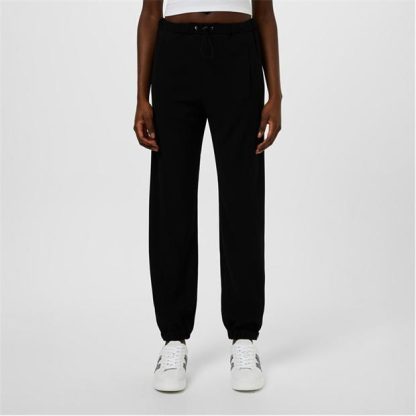 MONCLER Satin Jogging Bottoms Women Black 999  for sale