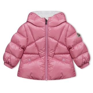 MONCLER Seine Down Jacket Infant Girls Kids Pale Pink 527  for sale