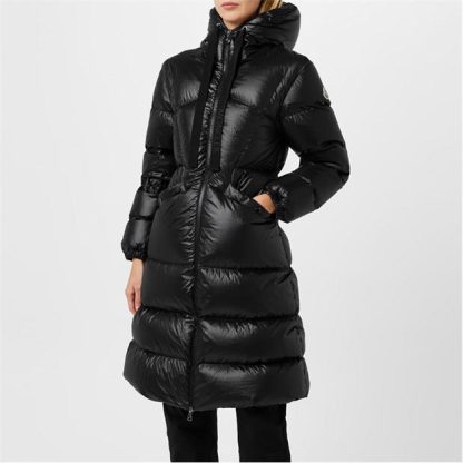 MONCLER Selenga Long Down Jacket Women Black 999  for sale