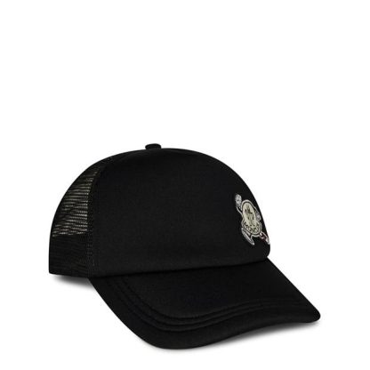 MONCLER Soft Logo Baseball Cap Men Black 999  for sale