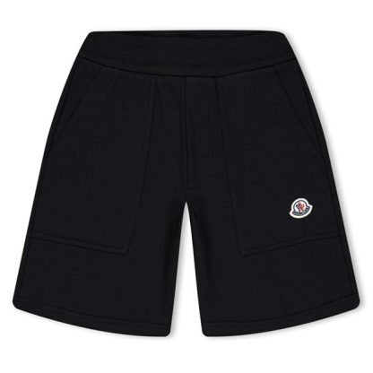 MONCLER Sweat Shorts Juniors Kids Jersey Shorts Black 999 for sale